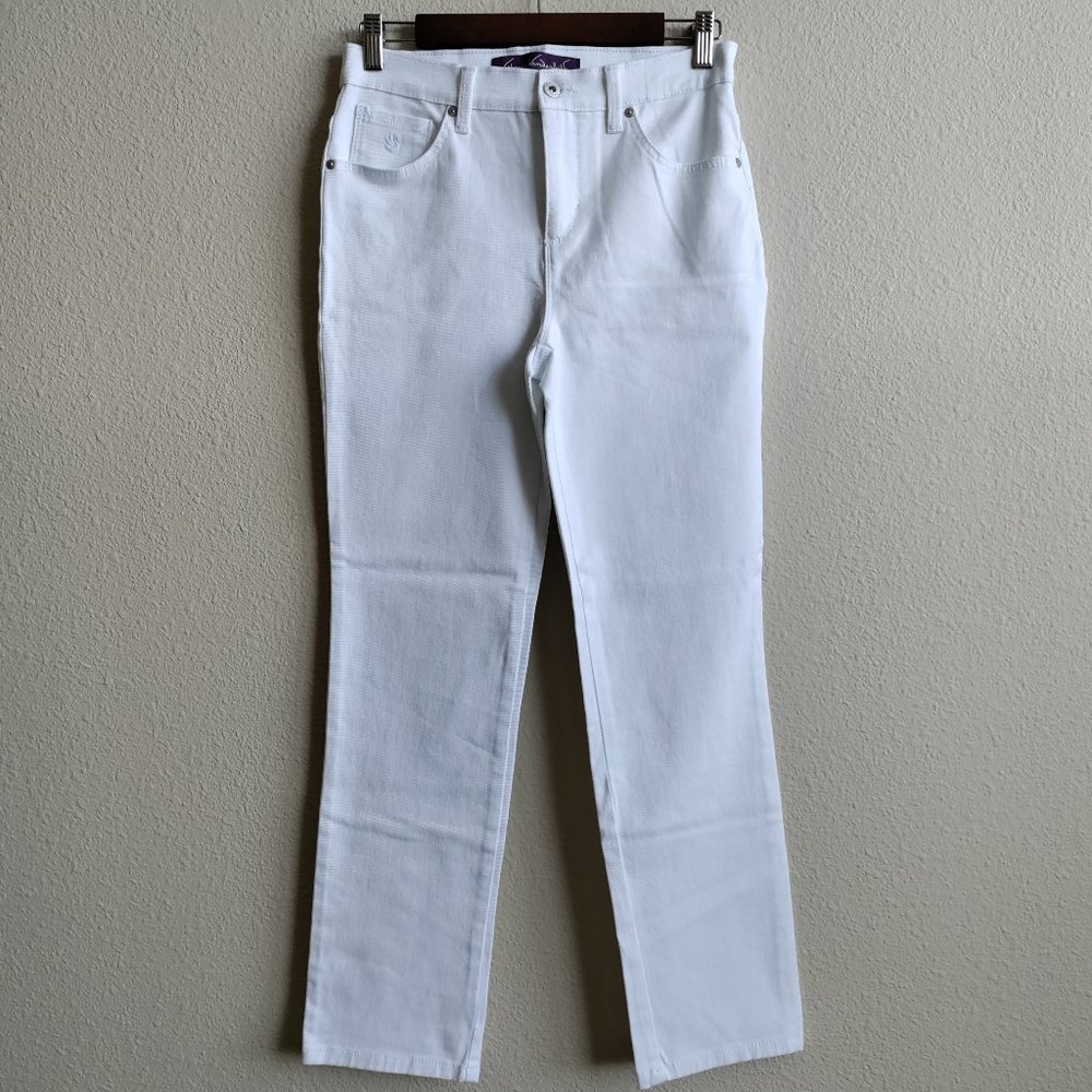 Gloria Vanderbilt Amanda Jeans White Size 4P